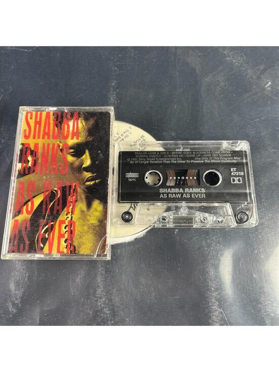 Other - Shabba Ranks As Raw As Ever Cassette Tape Reggae Dancehall